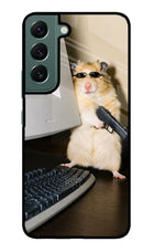 Hacker Hamster Samsung S22 Plus Glass Case
