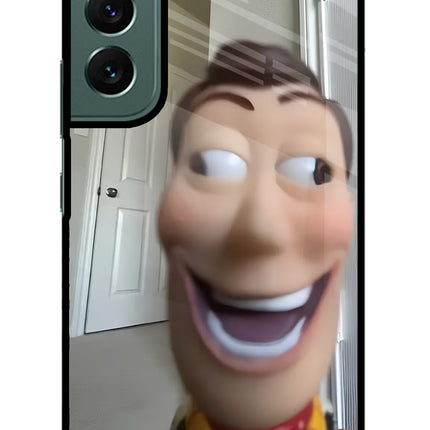 Side Eye Woody Samsung S22 Plus Glass Case