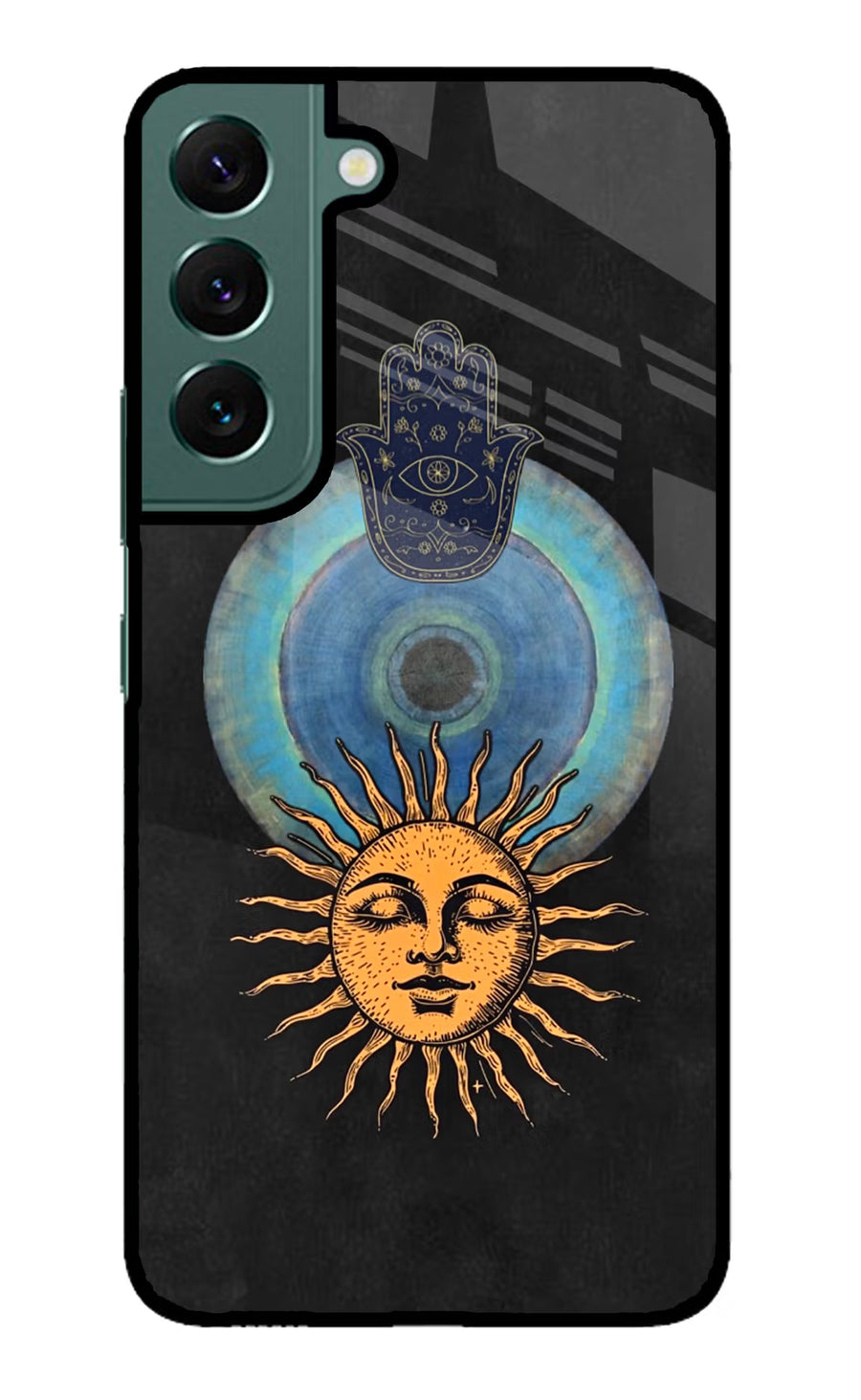 Divine Sun Samsung S22 Plus Back Cover, Glass case