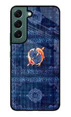 Koi Blue Samsung S22 Plus Glass Case