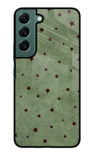 Green Stars Samsung S22 Plus Glass Case