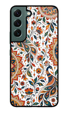 White Mayura Samsung S22 Plus Glass Case