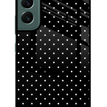 White Dots Samsung S22 Plus Glass Case