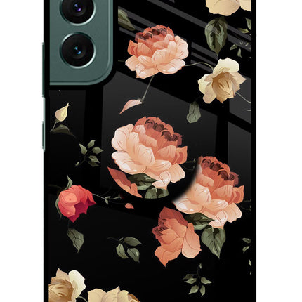 Flowers Samsung S22 Plus Glass Case