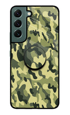 Camouflage Samsung S22 Plus Glass Case