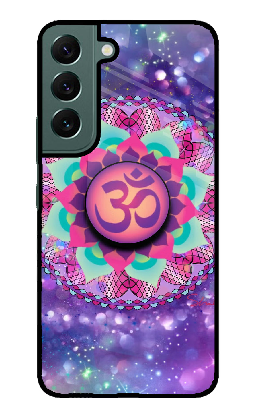 Om Purple Samsung S22 Plus Pop Case, Metal case