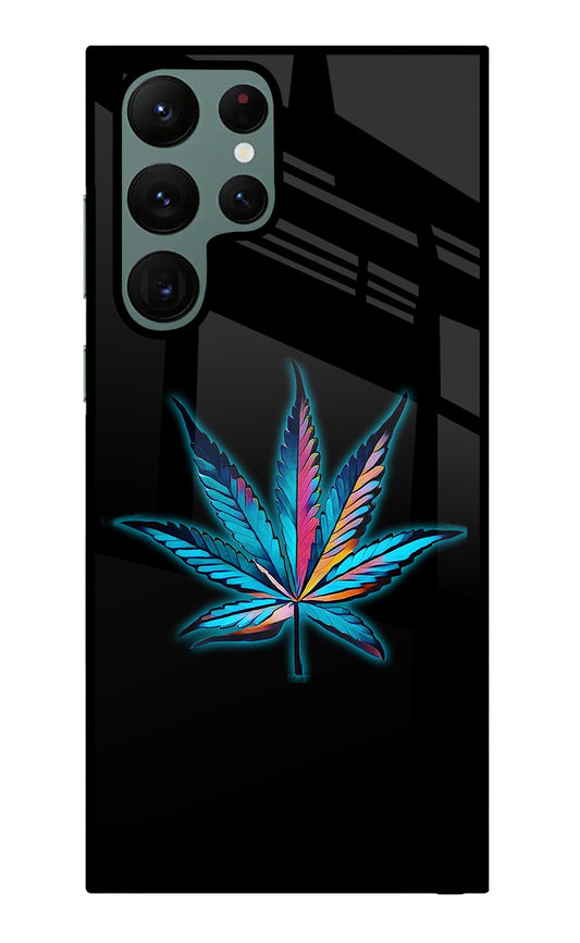 Weed Samsung S22 Ultra Glass Case