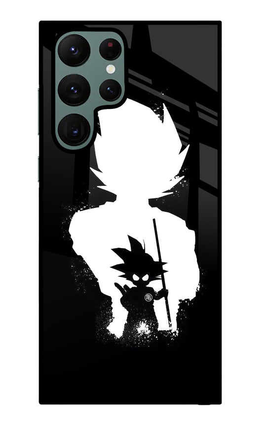 Goku Shadow Samsung S22 Ultra Glass Case