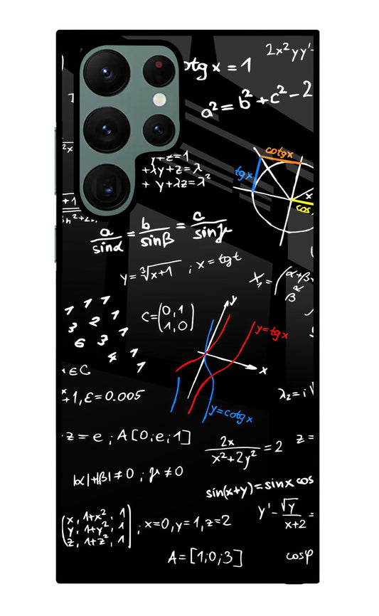 Mathematics Formula Samsung S22 Ultra Glass Case