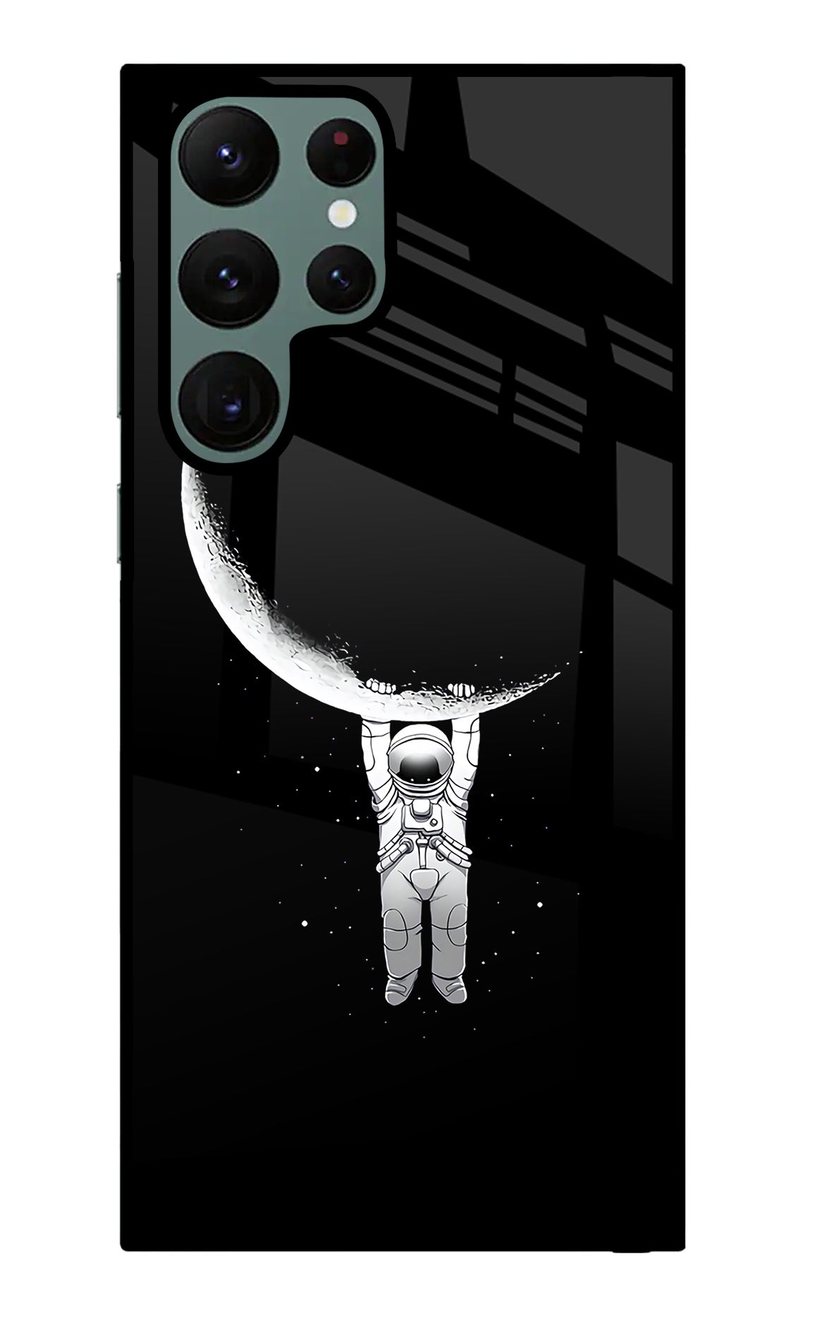 Moon Space Samsung S22 Ultra Glass Case