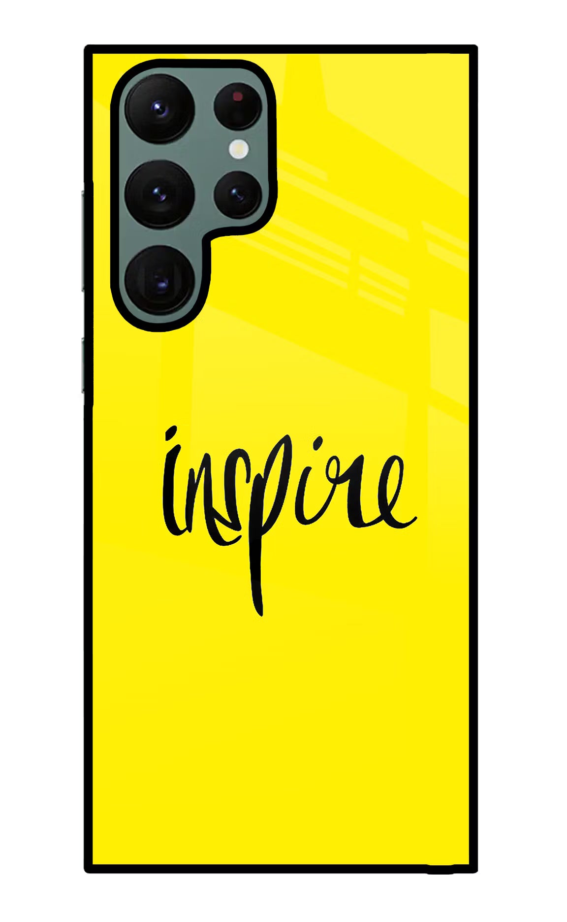Inspire Samsung S22 Ultra Glass Case Back Cover by Casekaro