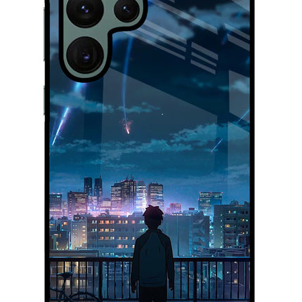 Anime Samsung S22 Ultra Glass Case Back Cover by Casekaro