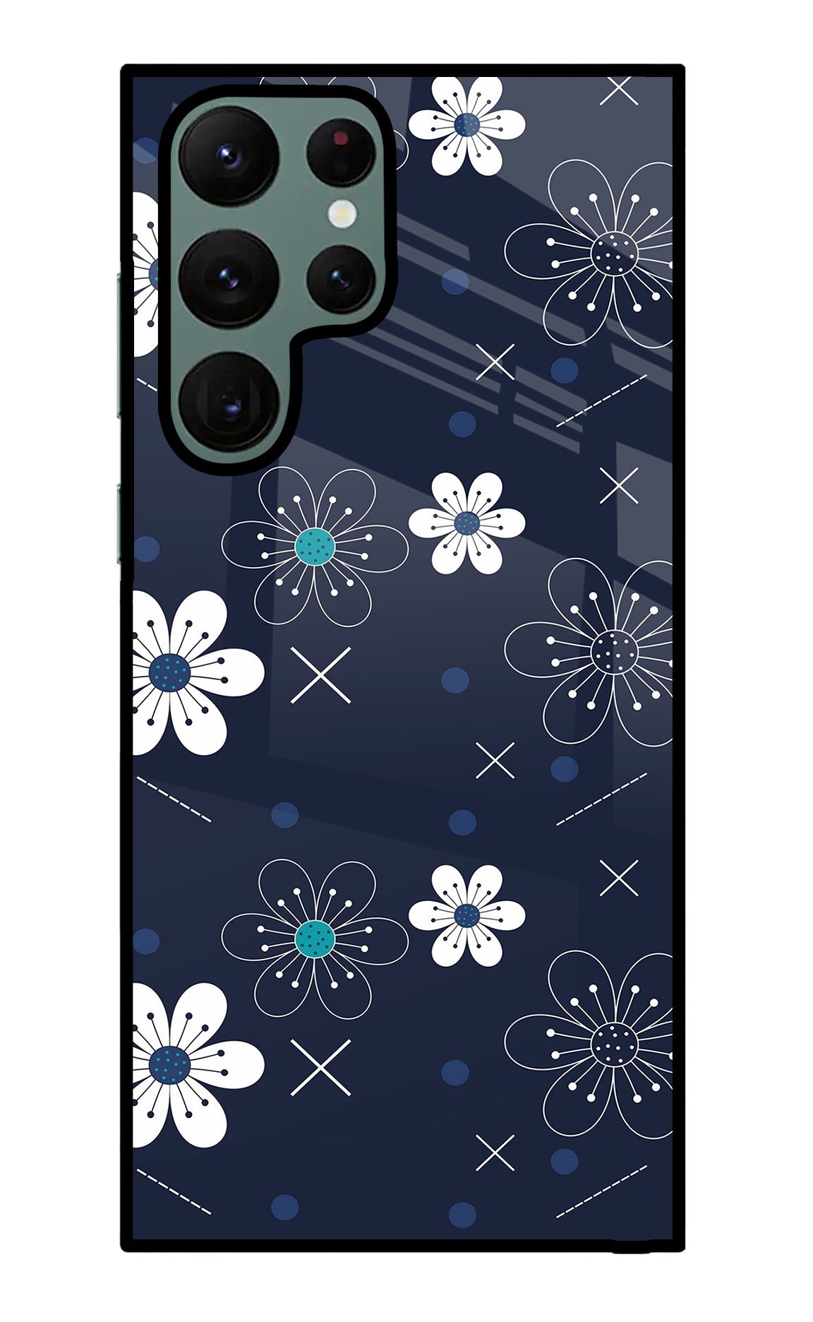 Flowers Samsung S22 Ultra Back Cover