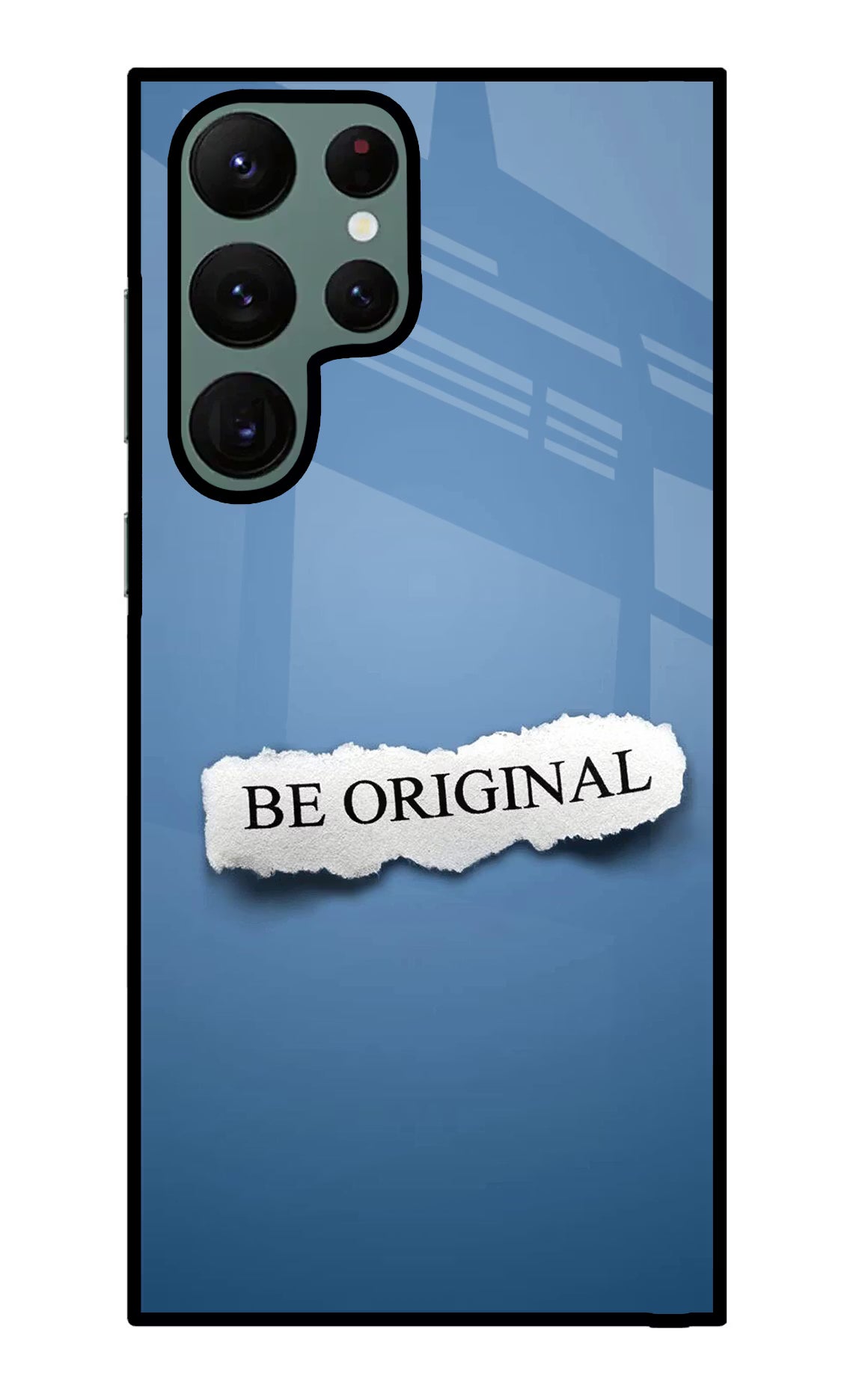 Be Original Samsung S22 Ultra Glass Case Back Cover by Casekaro