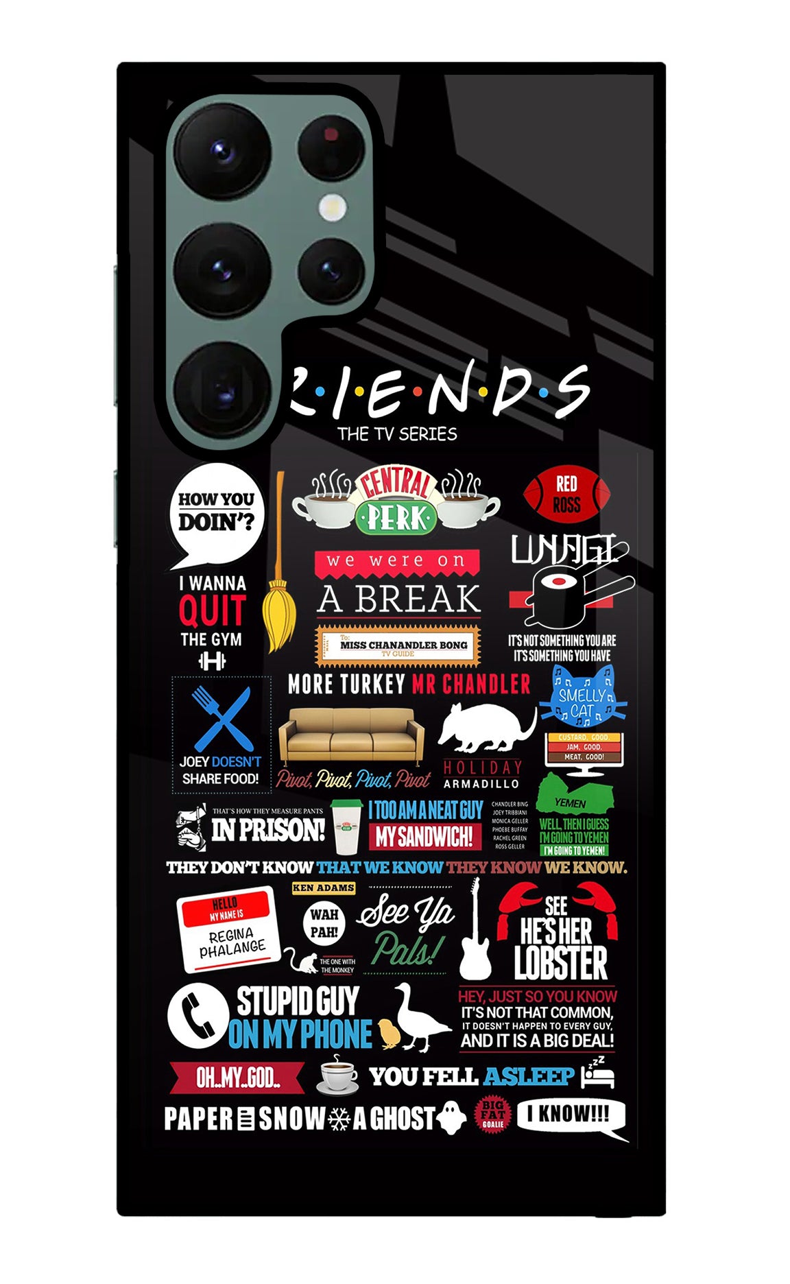 FRIENDS Samsung S22 Ultra Back Cover