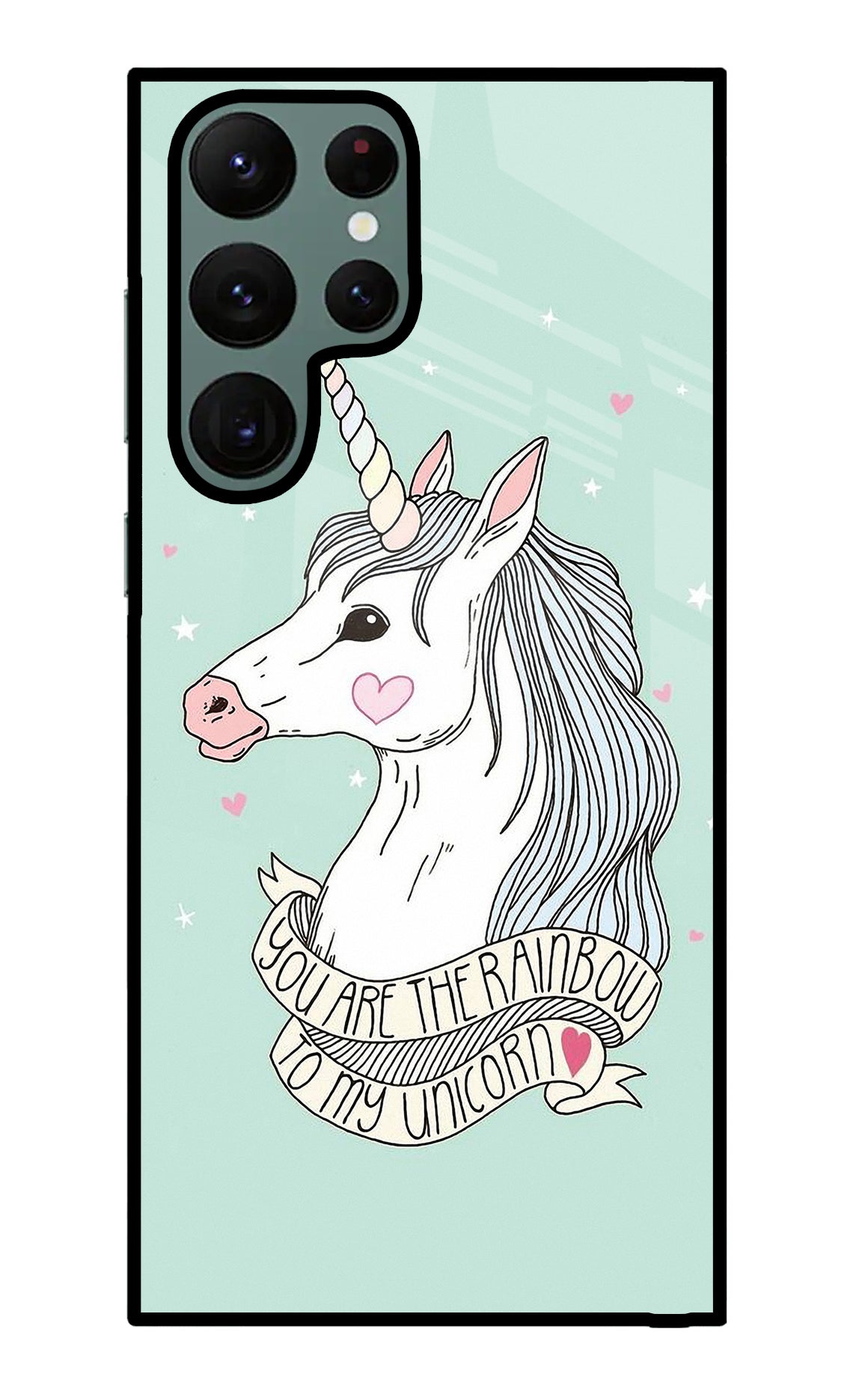 Unicorn Wallpaper Samsung S22 Ultra Back Cover