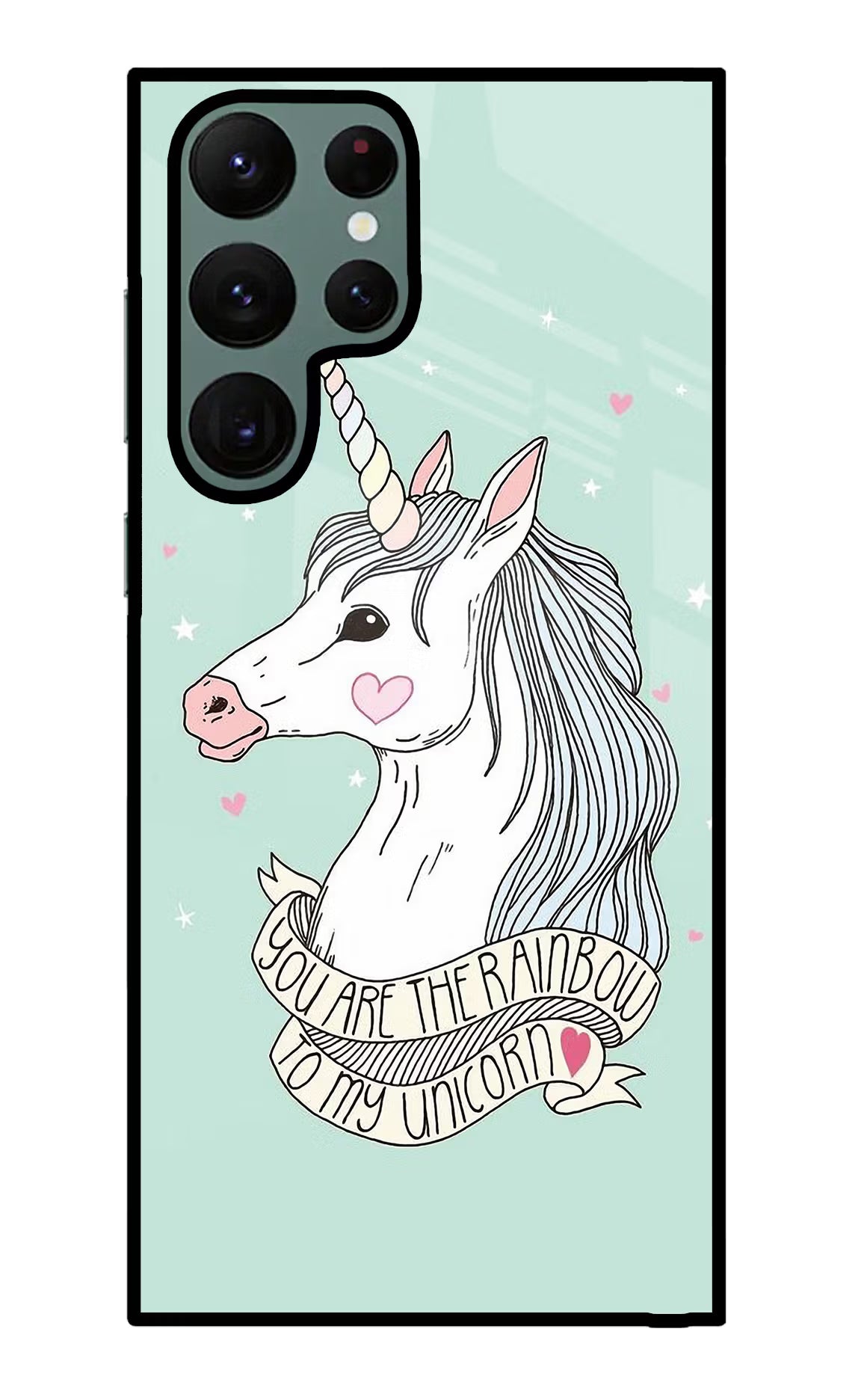 Unicorn Wallpaper Samsung S22 Ultra Glass Case