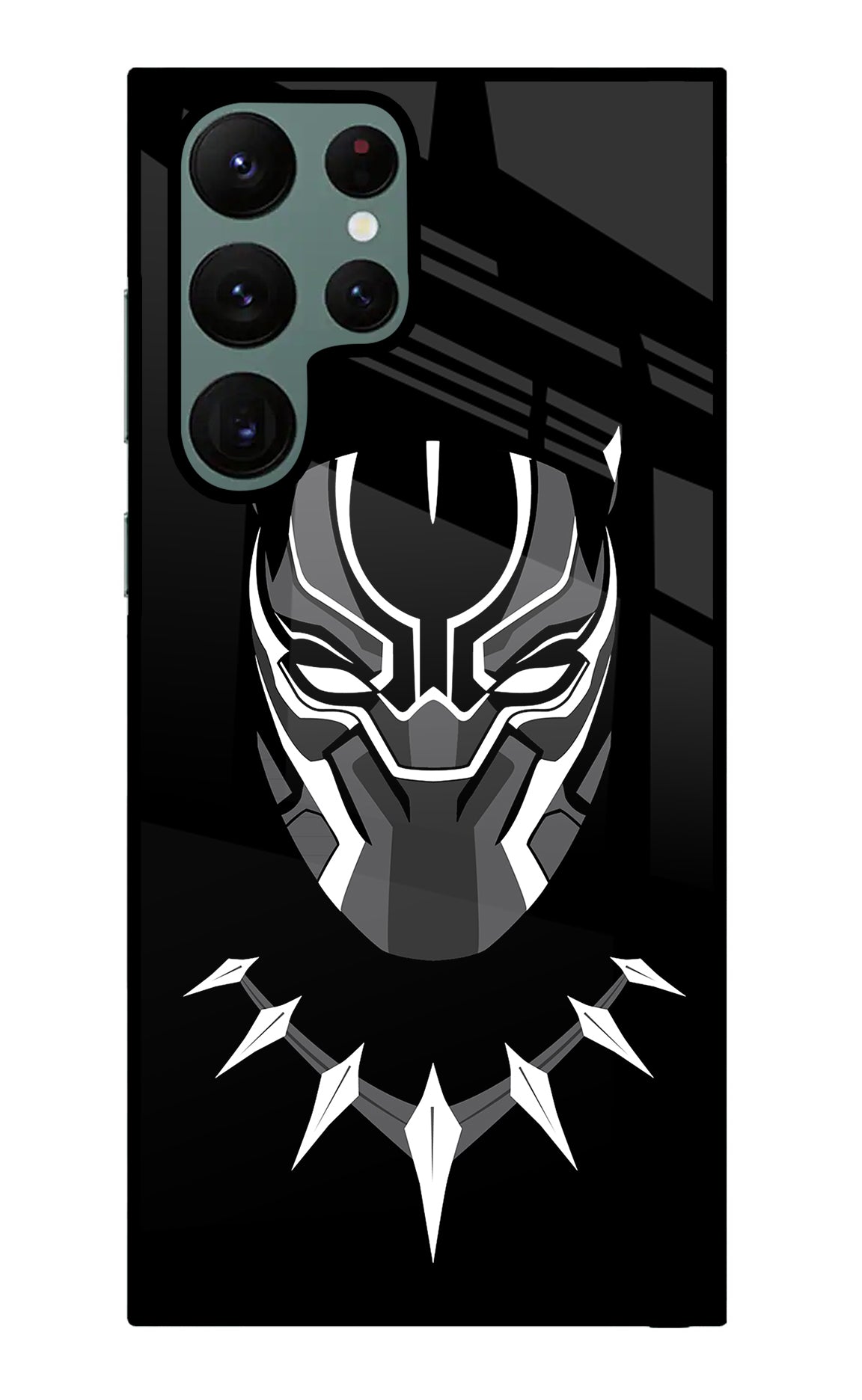 Black Panther Samsung S22 Ultra Glass Case