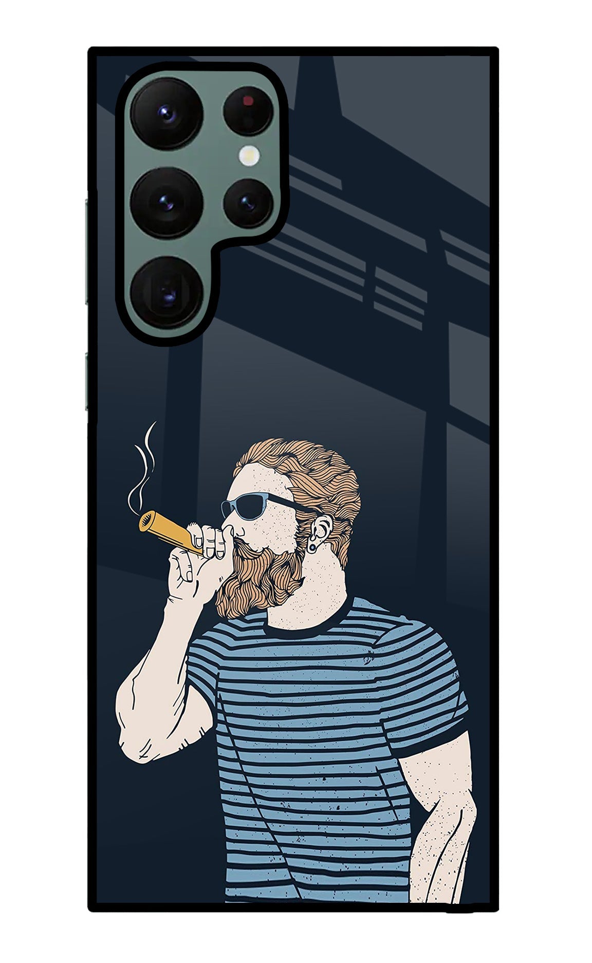 Smoking Samsung S22 Ultra Back Cover