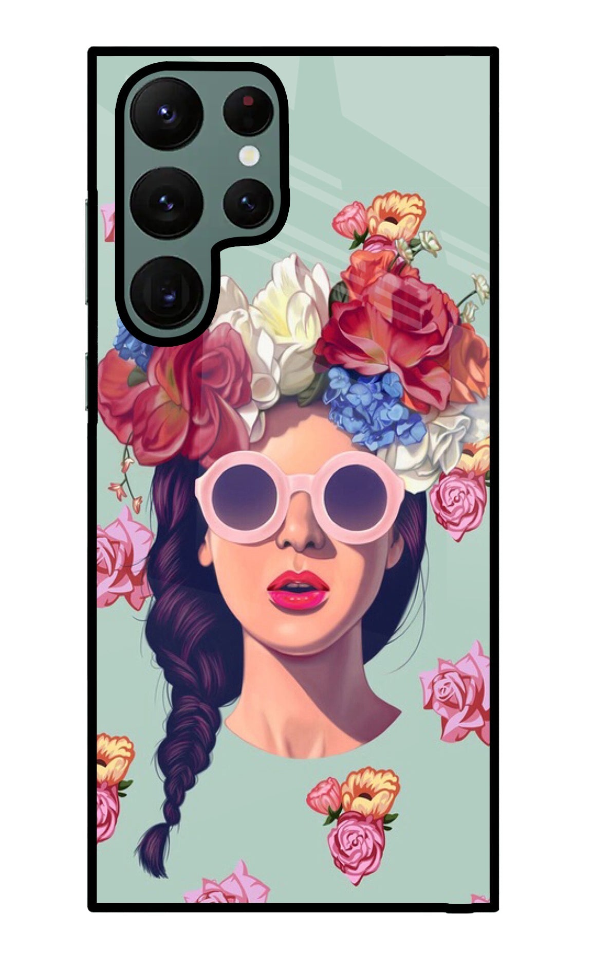 Pretty Girl Samsung S22 Ultra Glass Case