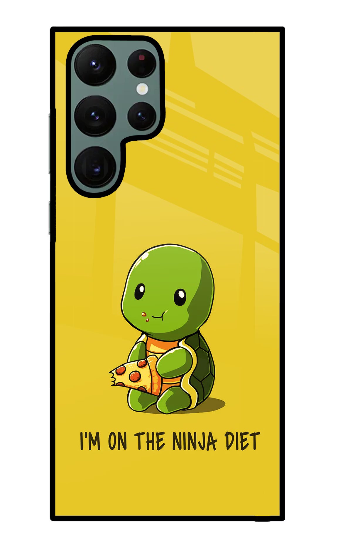 I'm on Ninja Diet Samsung S22 Ultra Glass Case Back Cover by Casekaro