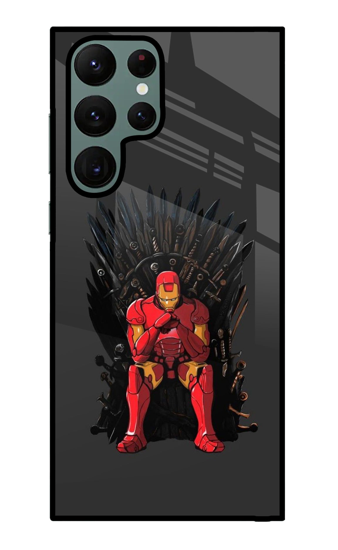 Ironman Throne Samsung S22 Ultra Glass Case