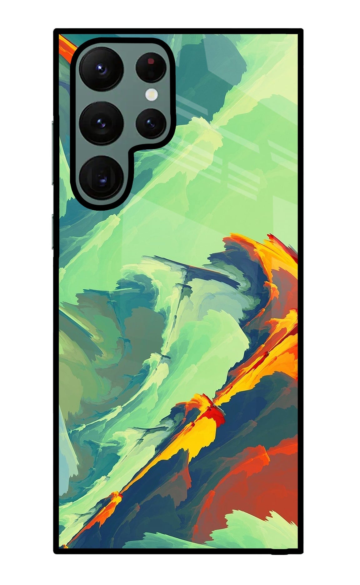 Paint Art Samsung S22 Ultra Glass Case