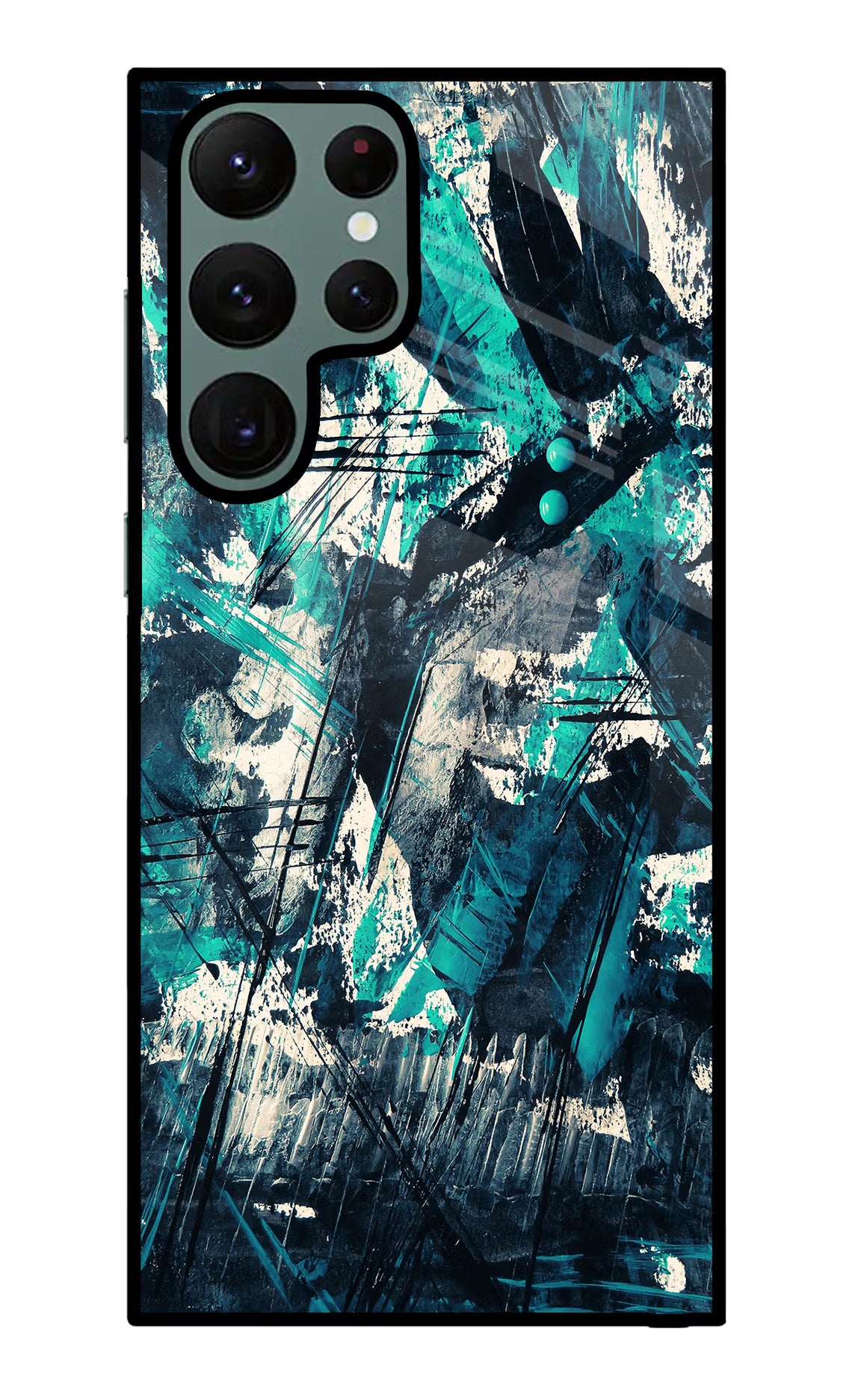Artwork Samsung S22 Ultra Glass Case Back Cover by Casekaro