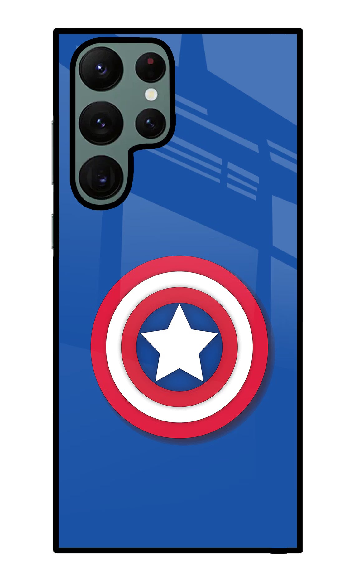 Shield Samsung S22 Ultra Glass Case Back Cover by Casekaro