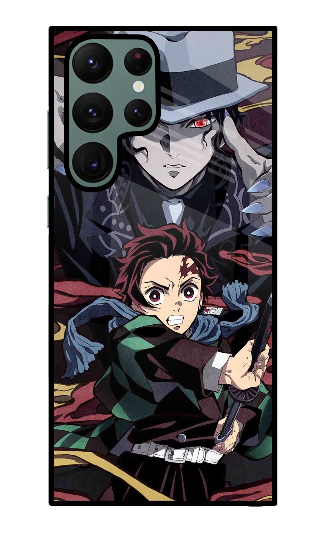 Demon Slayer Samsung S22 Ultra Glass Case Back Cover by Casekaro
