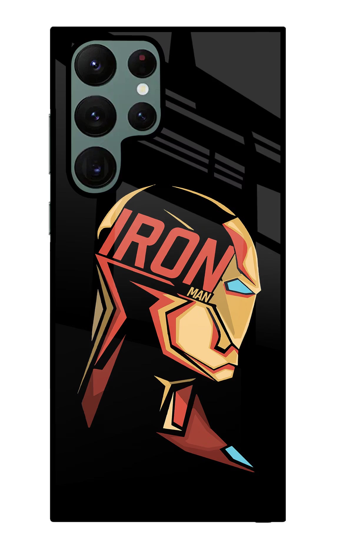 IronMan Samsung S22 Ultra Glass Case Back Cover by Casekaro
