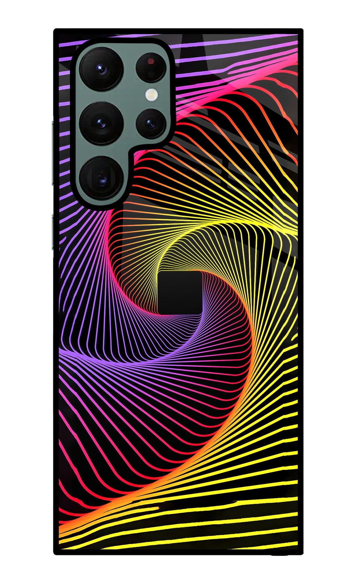 Colorful Strings Samsung S22 Ultra Glass Case