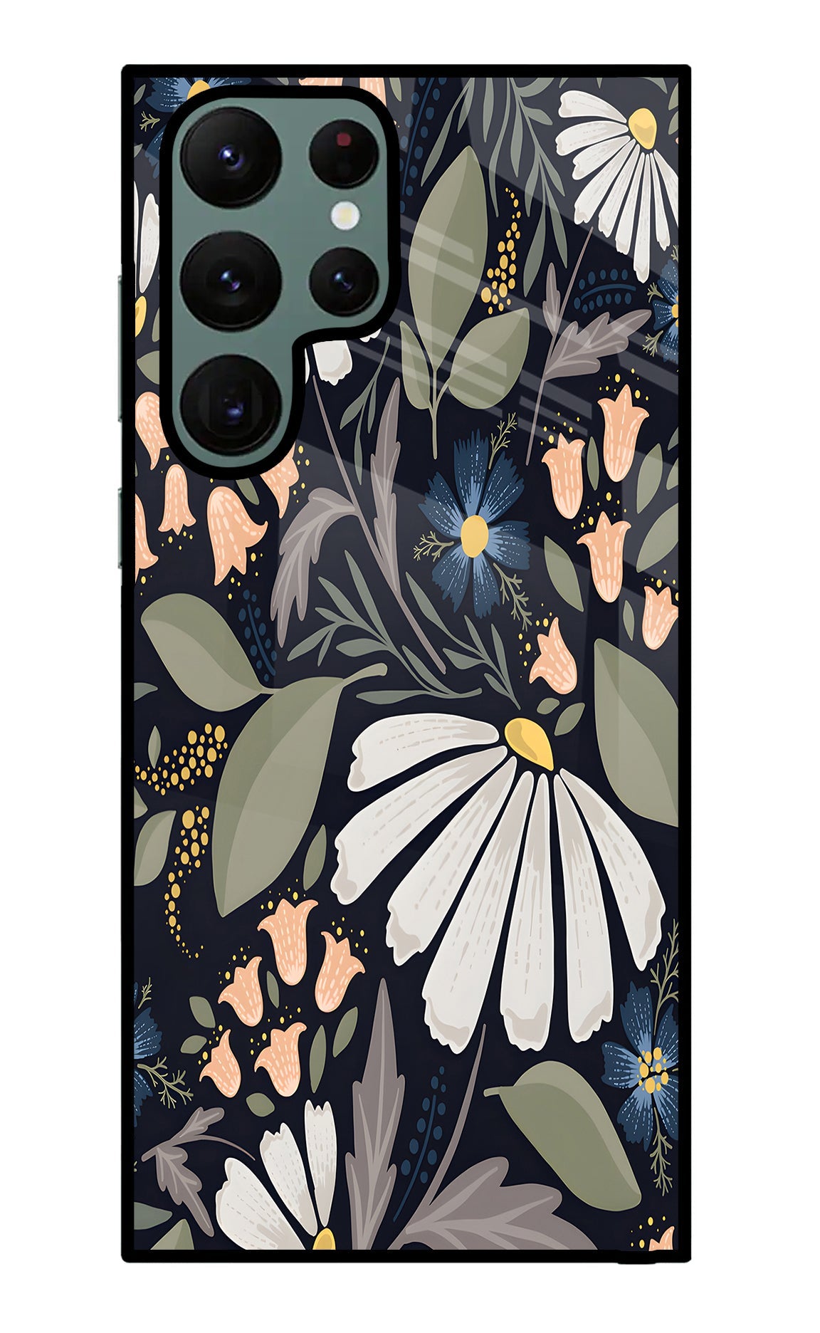 Flowers Art Samsung S22 Ultra Back Cover