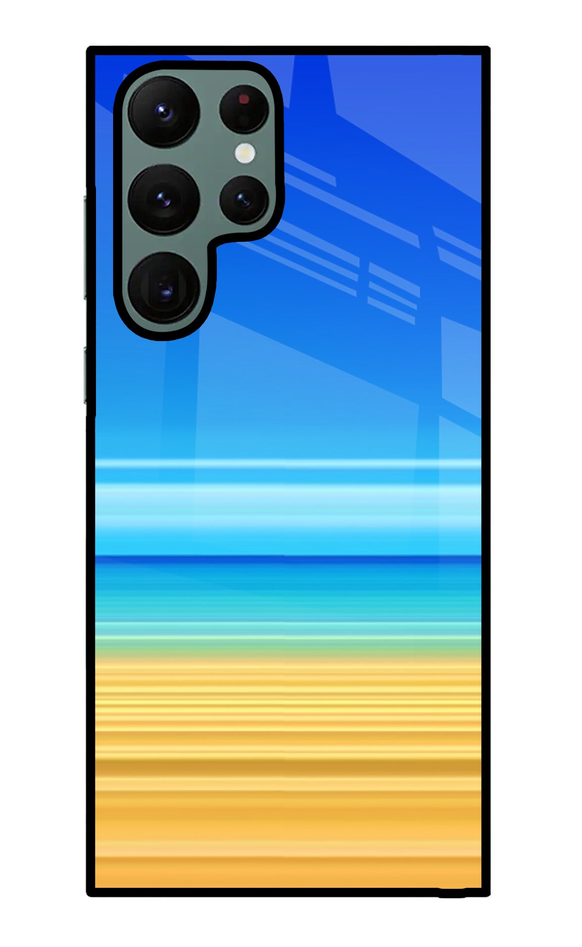 Beach Art Samsung S22 Ultra Glass Case