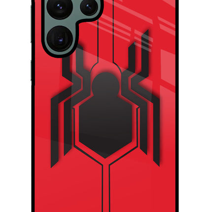 Spider Samsung S22 Ultra Glass Case Back Cover by Casekaro