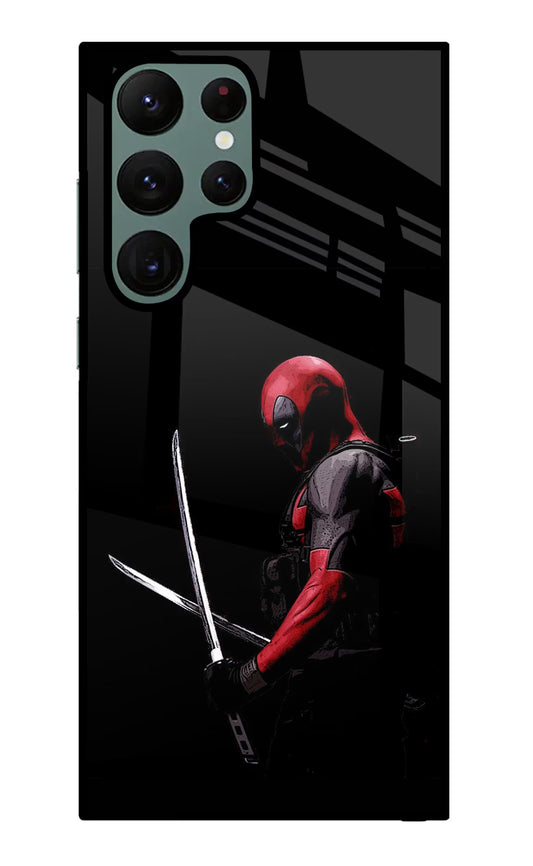 Deadpool Samsung S22 Ultra Glass Case