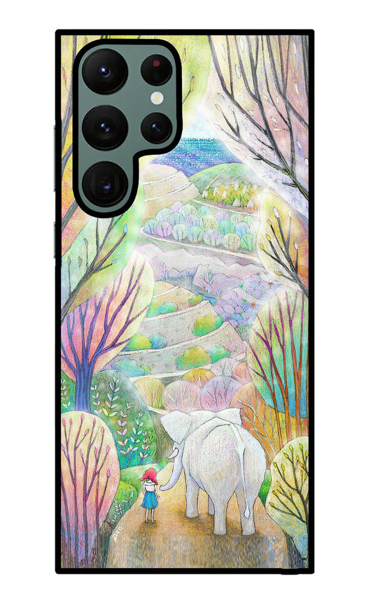 Nature Painting Samsung S22 Ultra Glass Case
