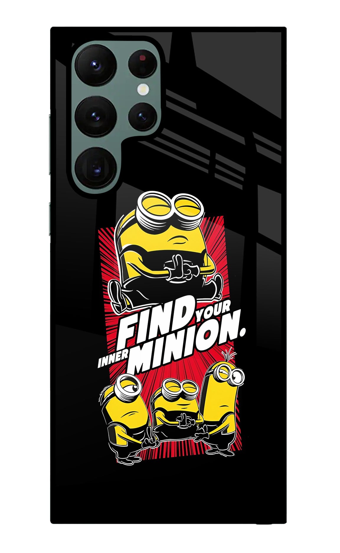 Find your inner Minion Samsung S22 Ultra Glass Case