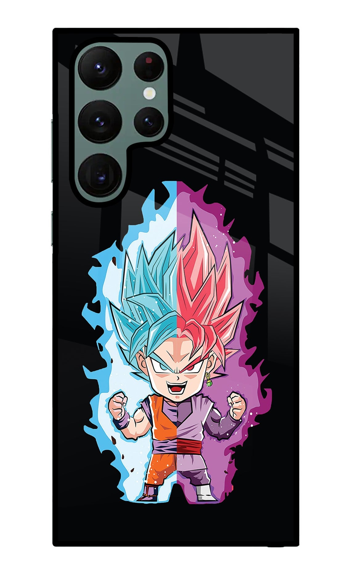 Chota Goku Samsung S22 Ultra Glass Case