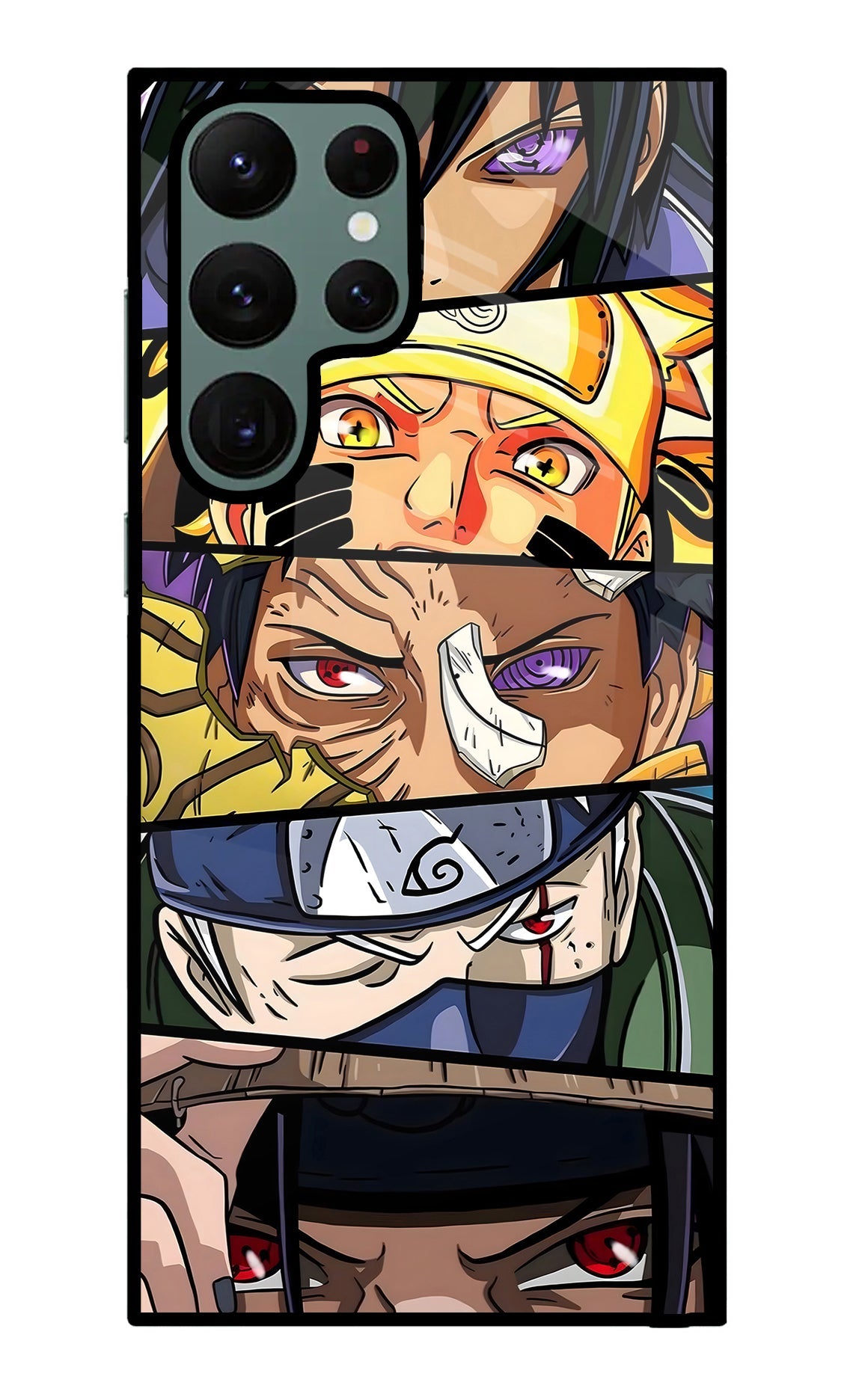 Naruto Character Samsung S22 Ultra Glass Case
