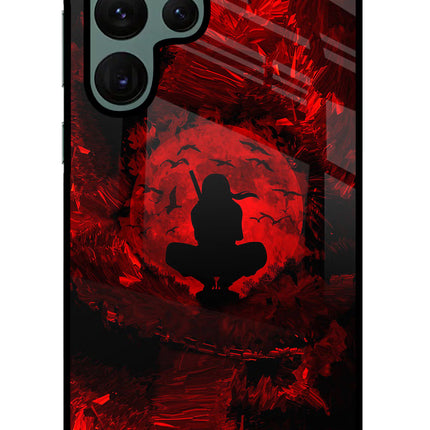 Itachi Uchiha Samsung S22 Ultra Glass Case Back Cover by Casekaro