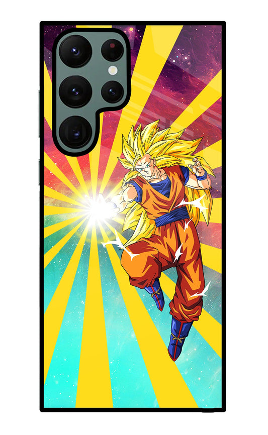 Goku Super Saiyan Samsung S22 Ultra Glass Case