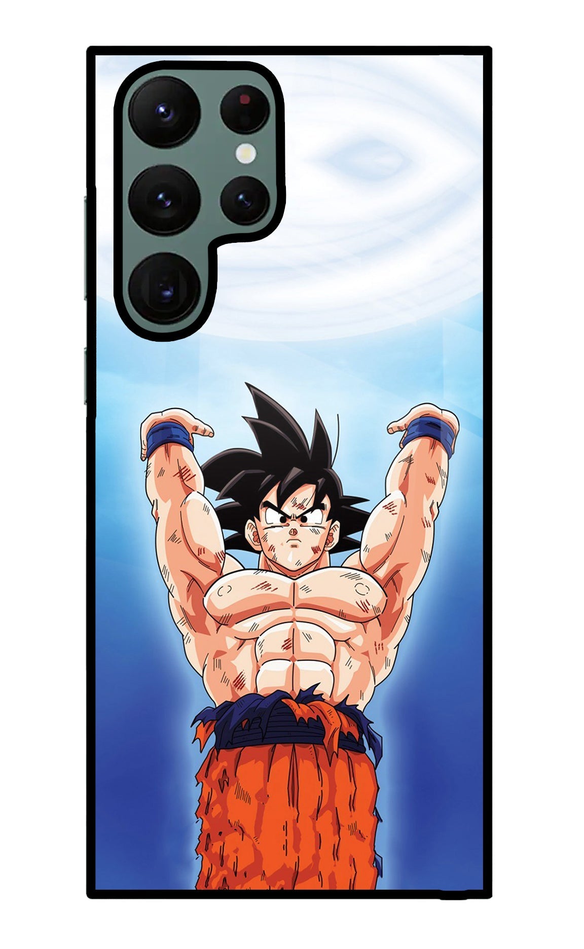 Goku Power Samsung S22 Ultra Glass Case