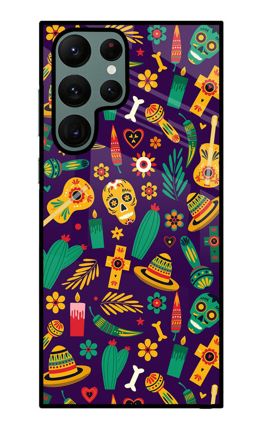 Mexican Artwork Samsung S22 Ultra Glass Case