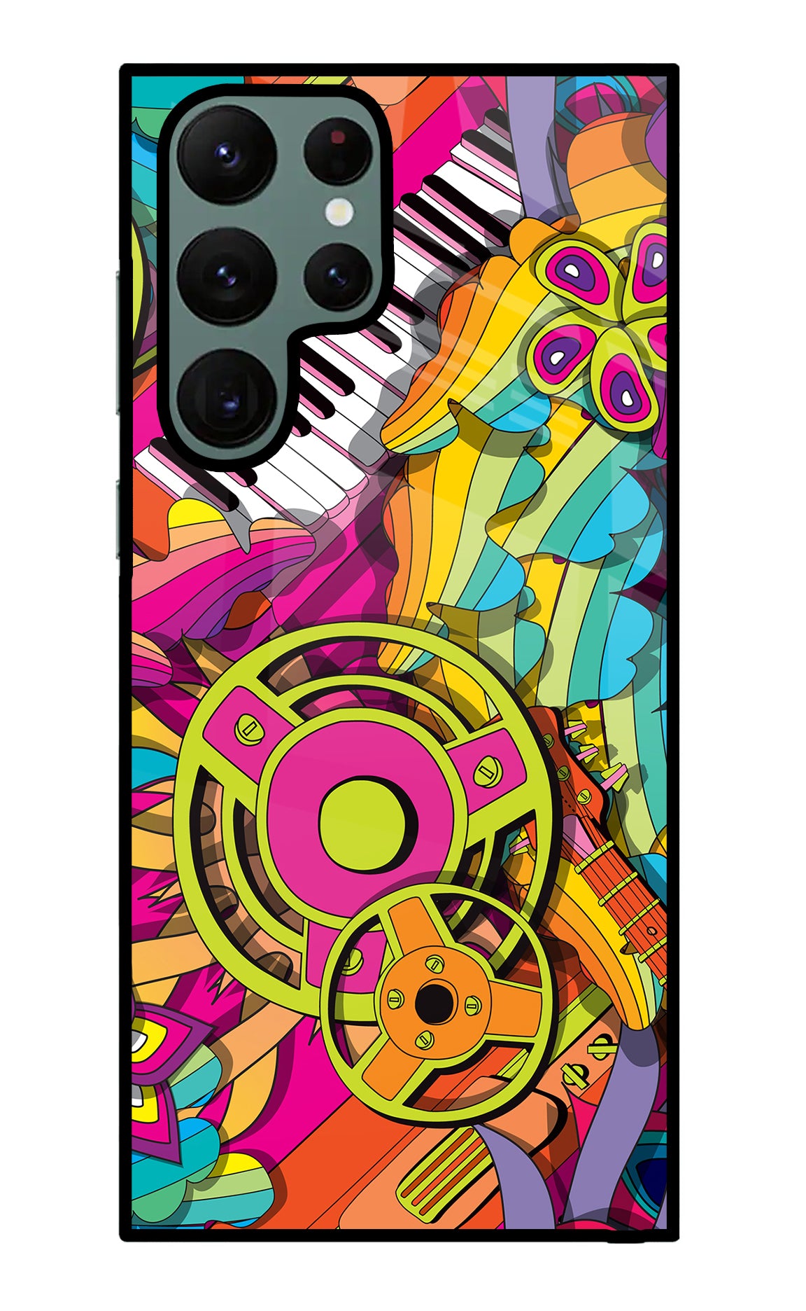 Music Doodle Samsung S22 Ultra Back Cover