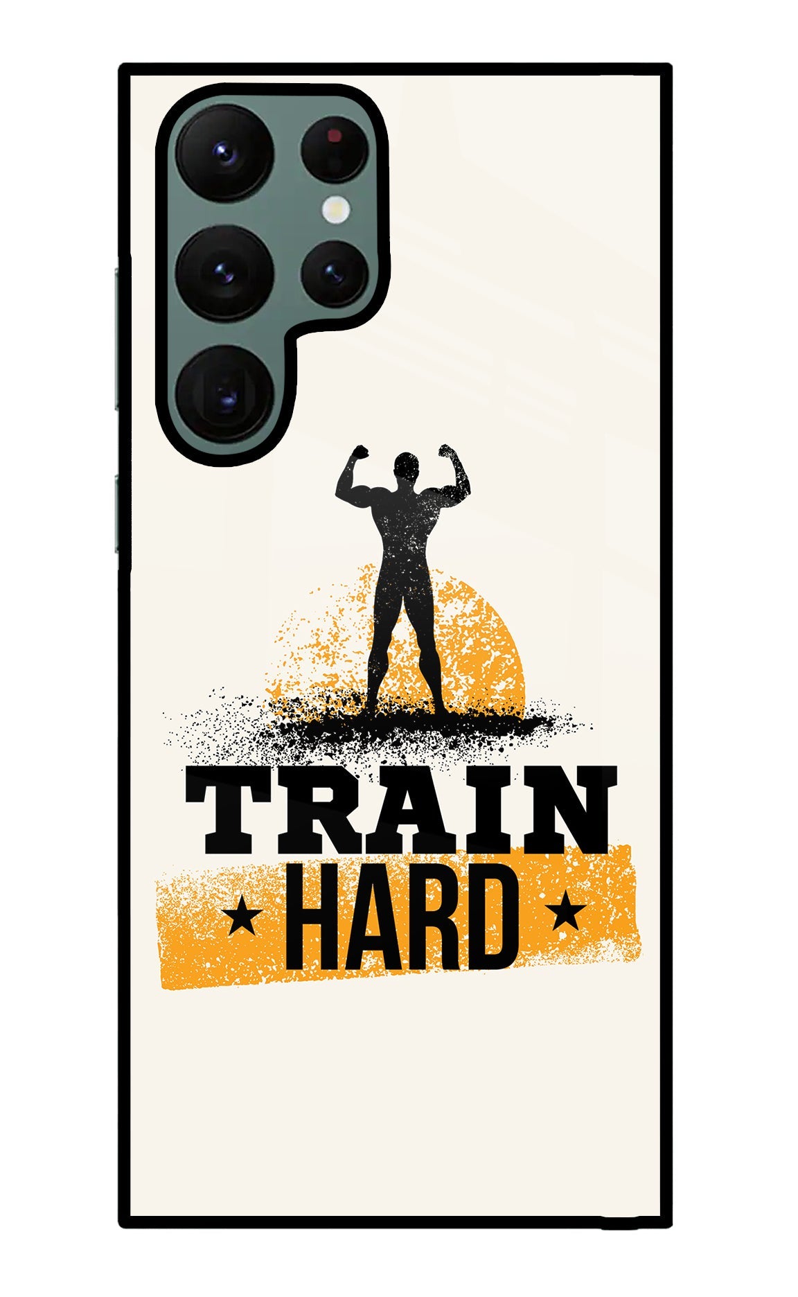 Train Hard Samsung S22 Ultra Glass Case