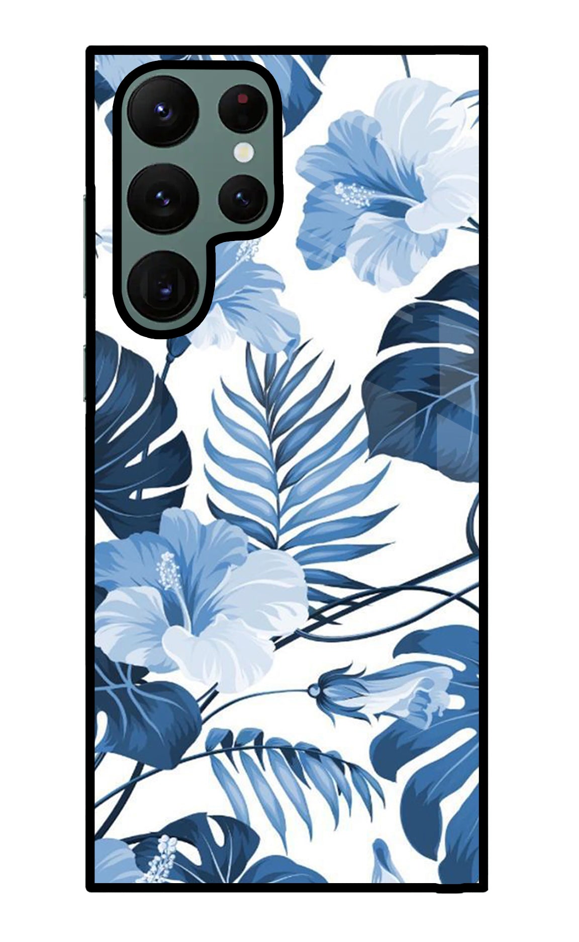 Fabric Art Samsung S22 Ultra Glass Case