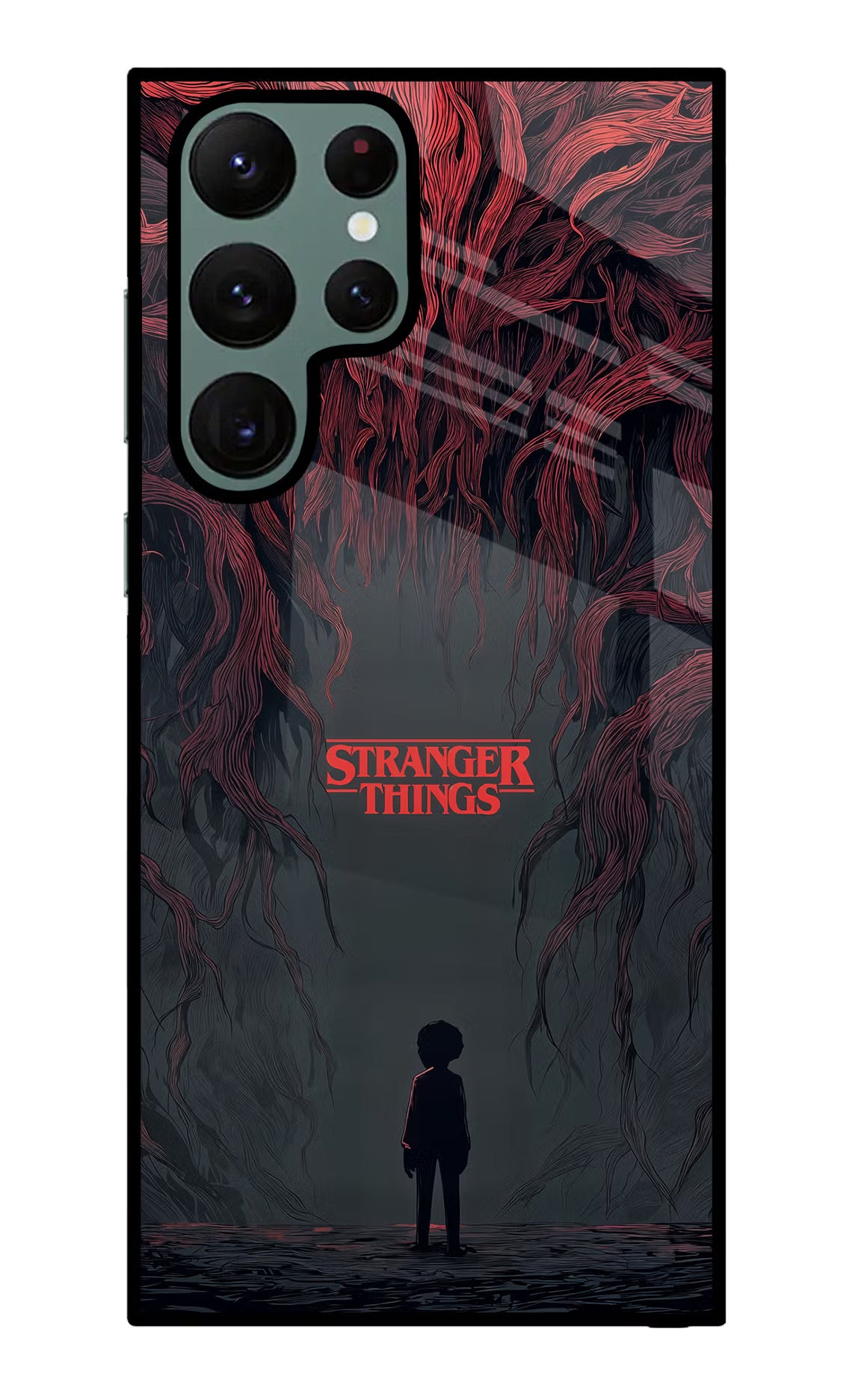 Ordinary Things Dark Side Samsung S22 Ultra Glass Case Back Cover by Casekaro