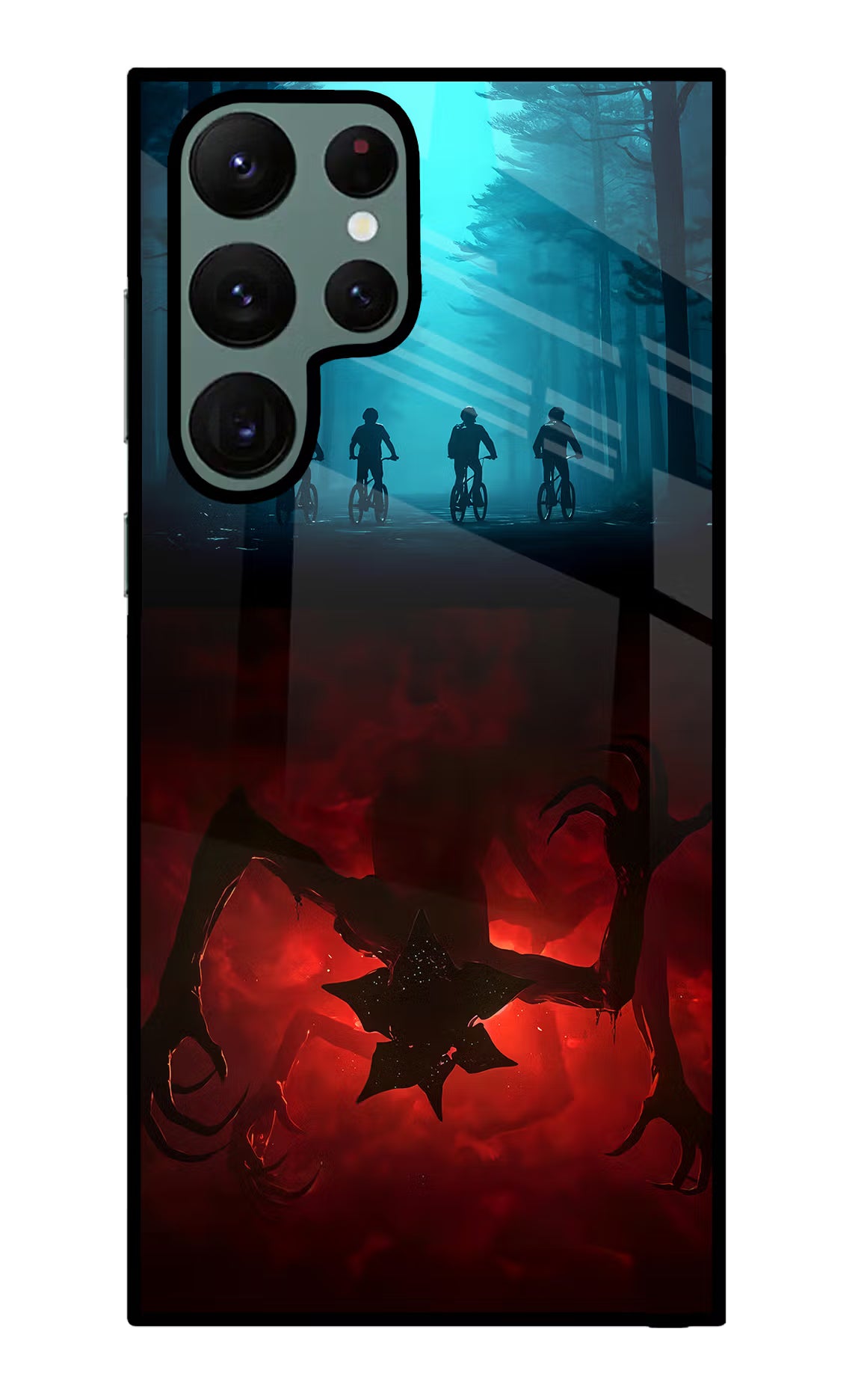 Ordinary Things Downside Up Samsung S22 Ultra Glass Case Back Cover by Casekaro