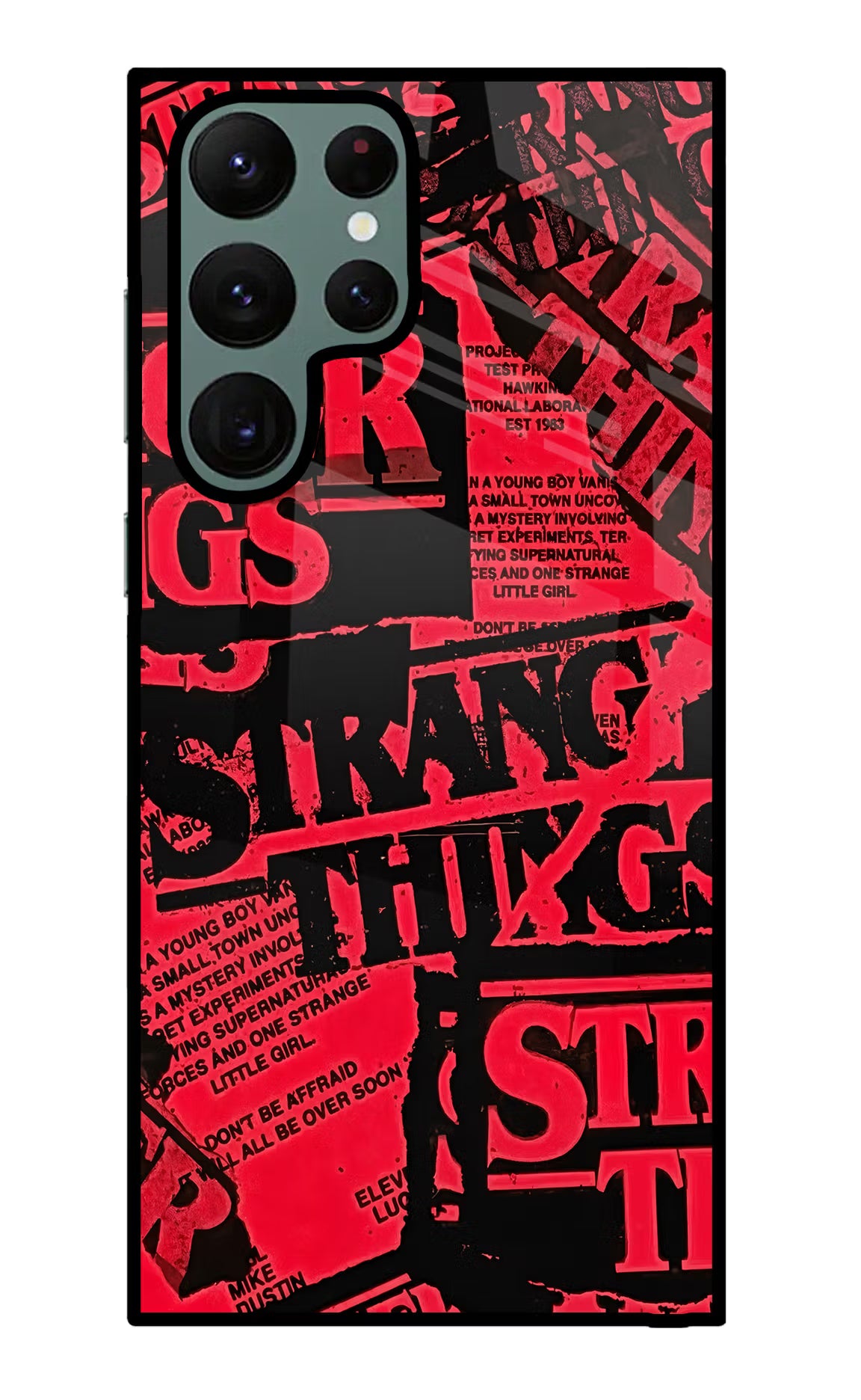 Ordinary Things Samsung S22 Ultra Glass Case Back Cover by Casekaro